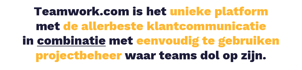 VGMS Implementatie services voor Teamwork.com